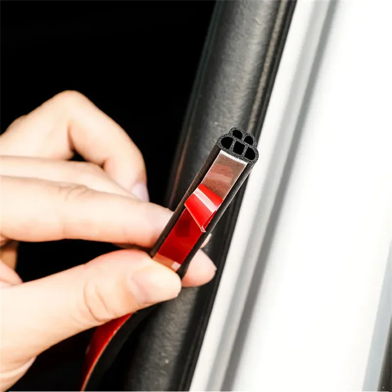 Car soundproof rubber door seal car door seal sticker self-adhesive seal weather strip