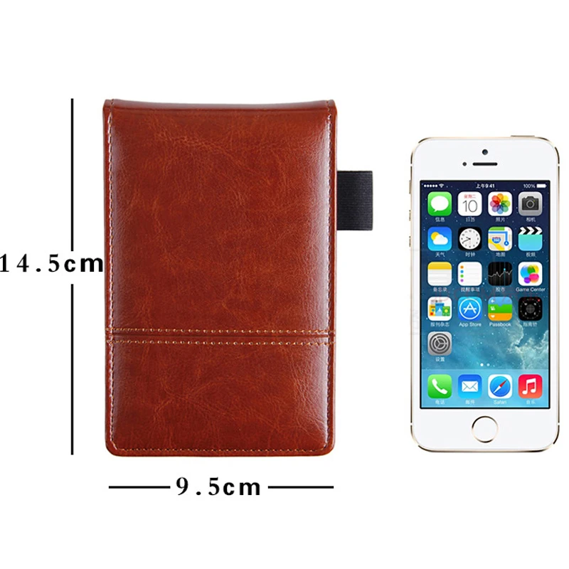 PU Leather Book A7 Multifunctional Notebook Business Office Notebook with Calculator Portable Notebook