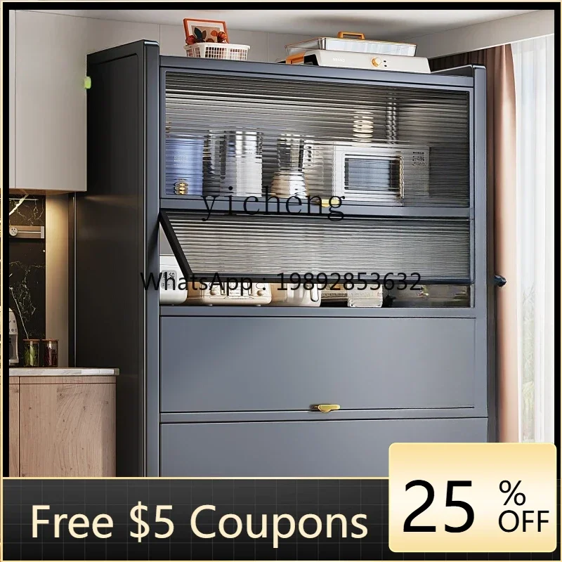 

B1 kitchen rack floor-to-ceiling multi-layer household dining side storage multi-functional microwave oven cabinet