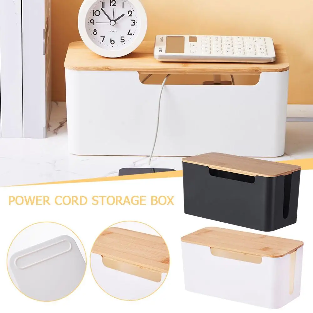 

Plastic Wire Storage Box Practical Power Strip Wire Data Box Junction Storage Multi-function Box Cable Socket Box B9N3