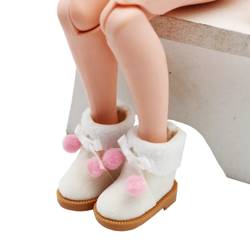 HOUZIWA BJD Doll Accessories  1/8 1/6 Blyth Doll Shoes 3.2CM