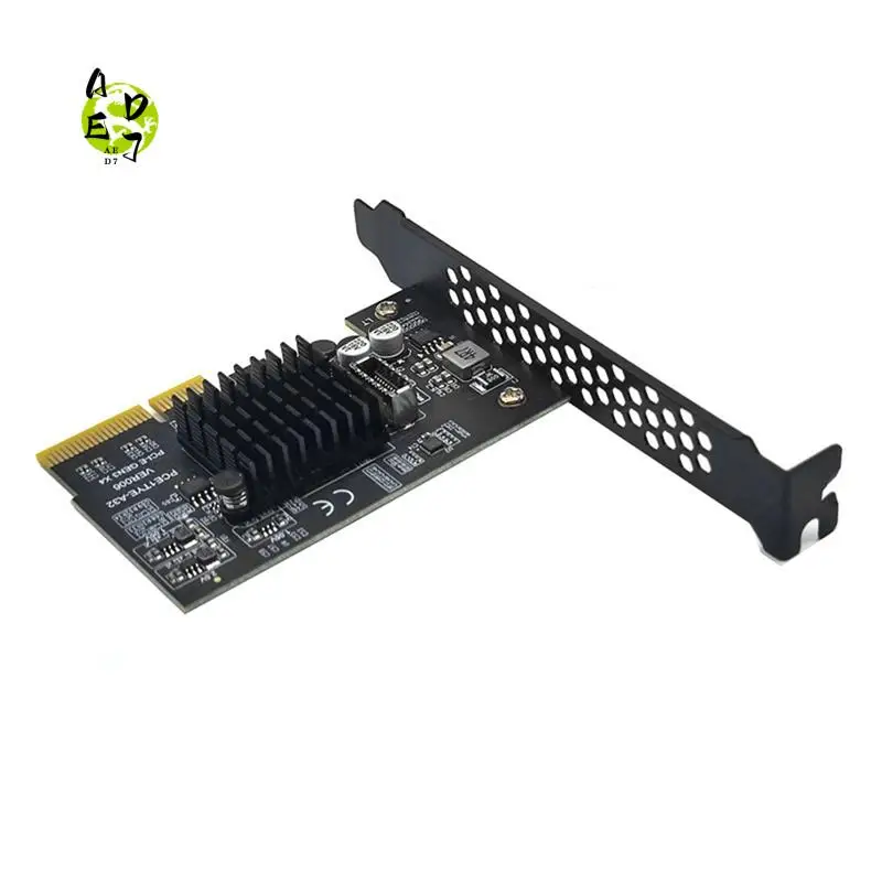 

Карта расширения AED7-USB3.2 GEN2X2, 20 Гбит/с, адаптер PCIE 4X TYPE-C, передняя часть A-KEY/TYPE-E, простота в использовании