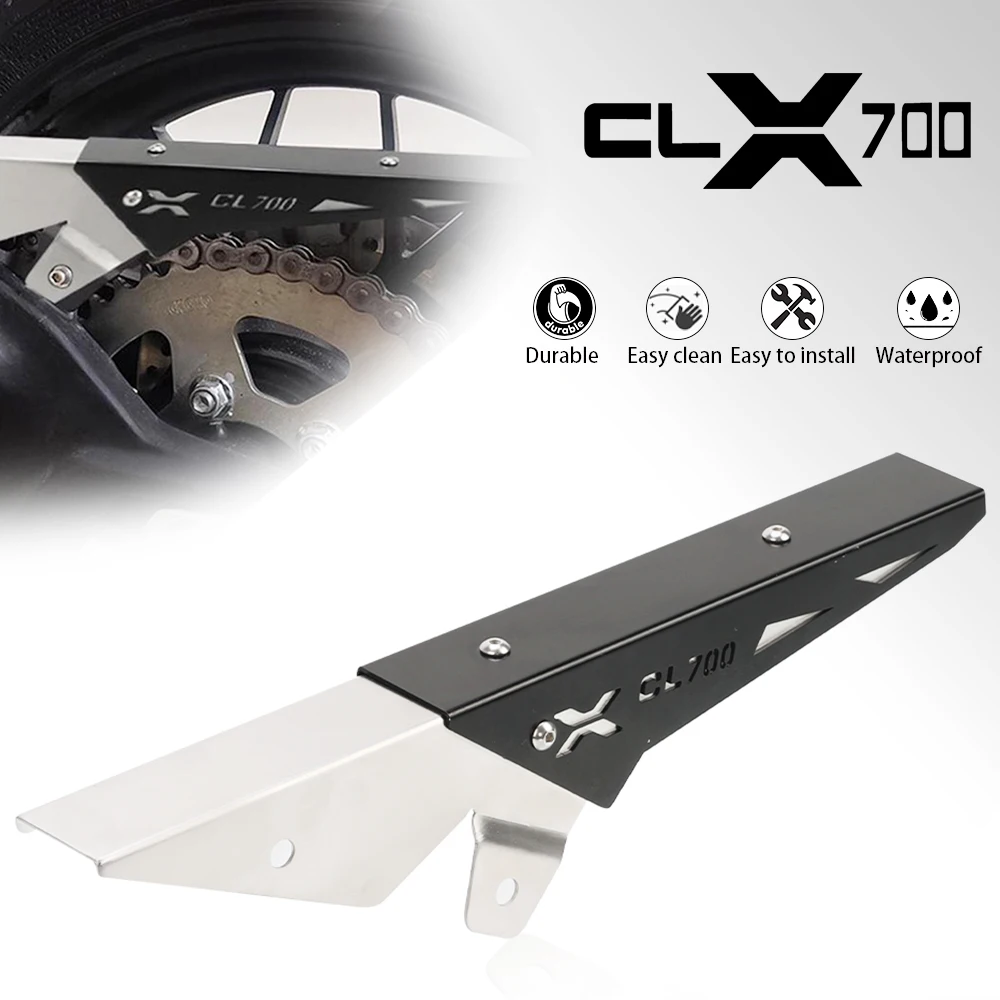 For CFMOTO 700 CLX 700CLX 700CL-X CF 700CLX 700 Chain Cover Rear Chain Belt Guard Modified Parts Motorcycle CNC CLX 700 CLX700