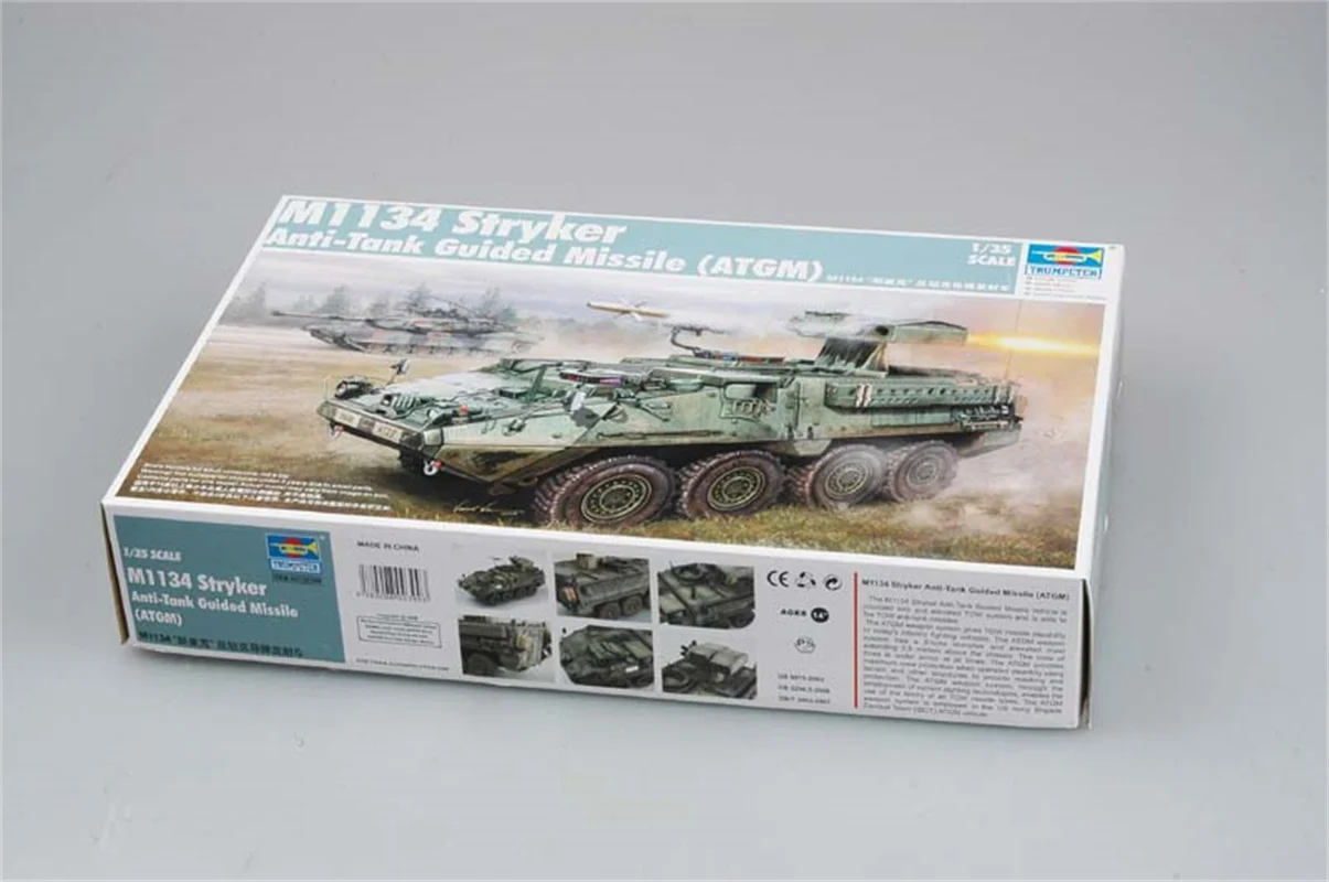 

Trumpeter масштаб 1/35, США M1134 Stryker, анти-танк (ATGM), военная пластиковая модель в сборе # 00399