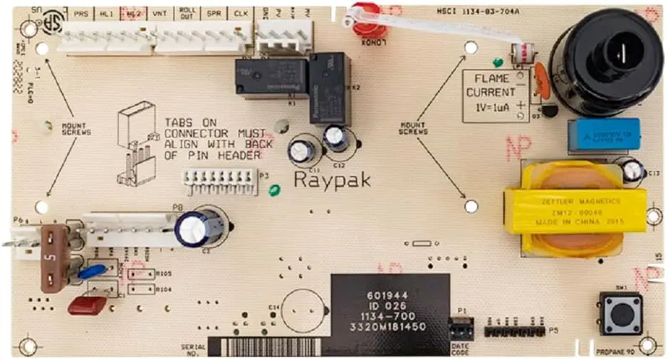 13464F PC Board Control Replacement for Digital Gas Heater