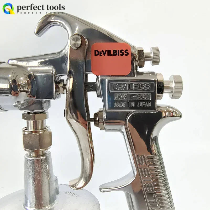 

Car Paint Spray Gun 502 Upper Can 1.4mm Nozzle Lower Can 1.8mm Nozzle High Atomization Paint-saving Paint Spraying