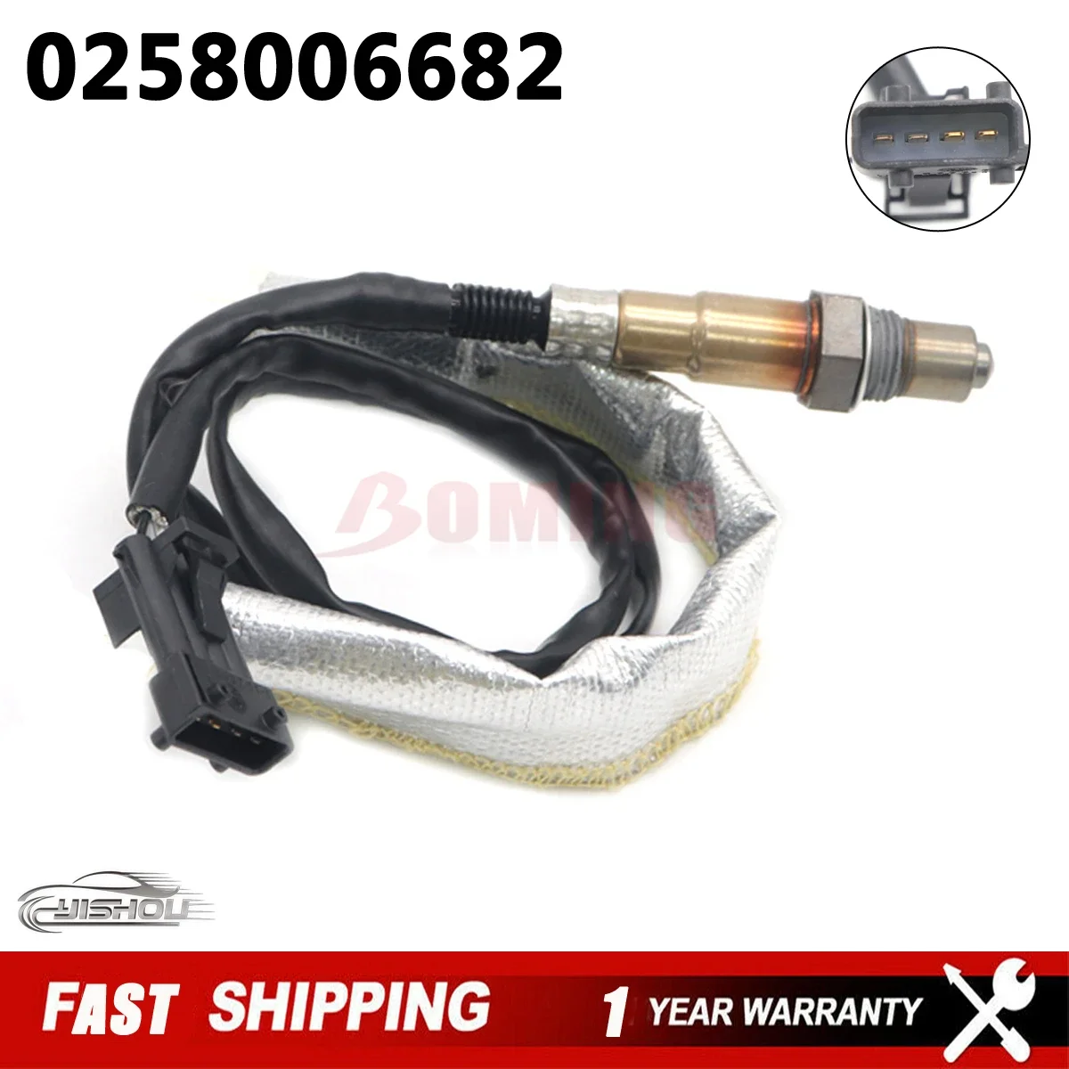 Car Rear Air Fuel Ratio Lambda Oxygen Sensor 0258006682 for Volvo S60 XC90 C70 C30 V70 XC70 V70 S40 Ford Kuga 0258006598