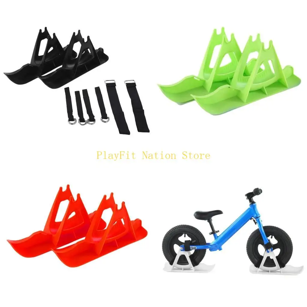 242F Wheellades na sankach na sankach SKUTER SKUTER Outdoor Snow Skocz Załącznik narciarski do wózka, rowery, wózek inwalidzki