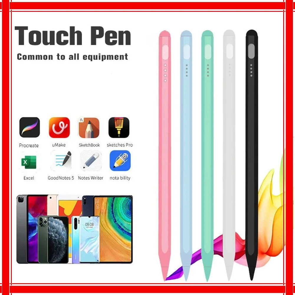 Universal Stylus Capacitive Touch Pencil For Apple iPad Xiaomi Magnetic Capacitive Touch Pencil Magnetic Anti-accidental touch