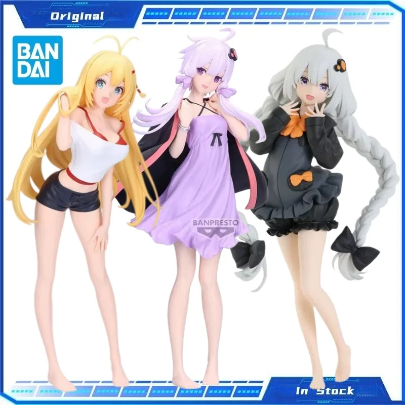 

В наличии: Оригинальная фигурка BANDAI Юзуки Юкари в домашней одежде, сцена с Кизуной Акари и Макико Маки, коллекционная фигурка-украшение