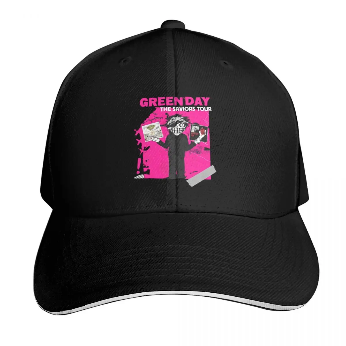 

Green Day Tour Baseball Cap foam party Hat Brand Man cap hats on offer Elegant Women's Hats Men's