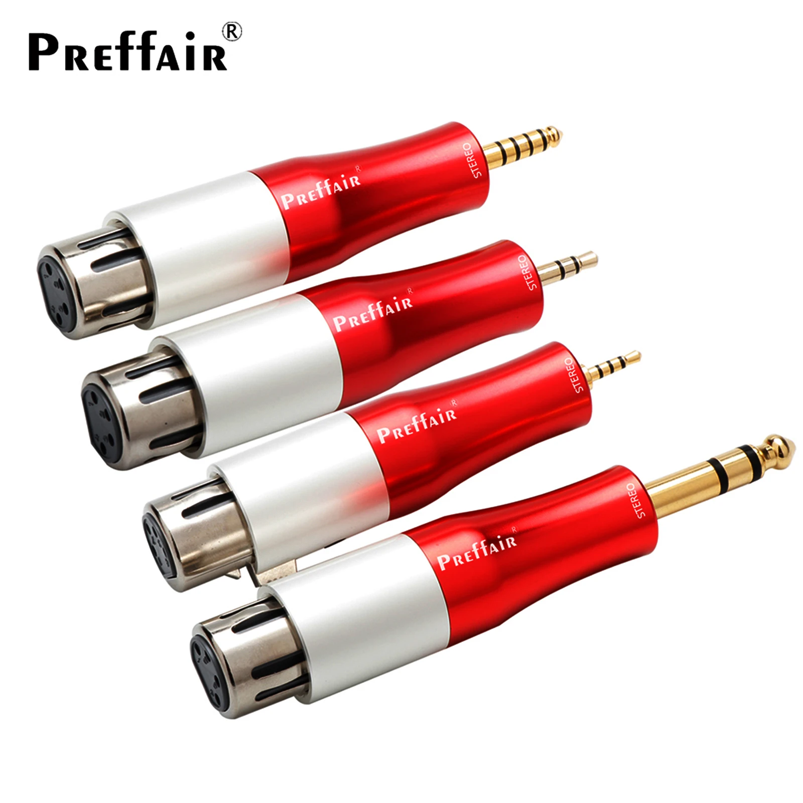 HIFI 4pin XLR до 2,5 мм 3,5 мм 4,4 мм 6,35 мм TRRS сбалансированные штекеры и коннекторы HIFI аудио адаптеры