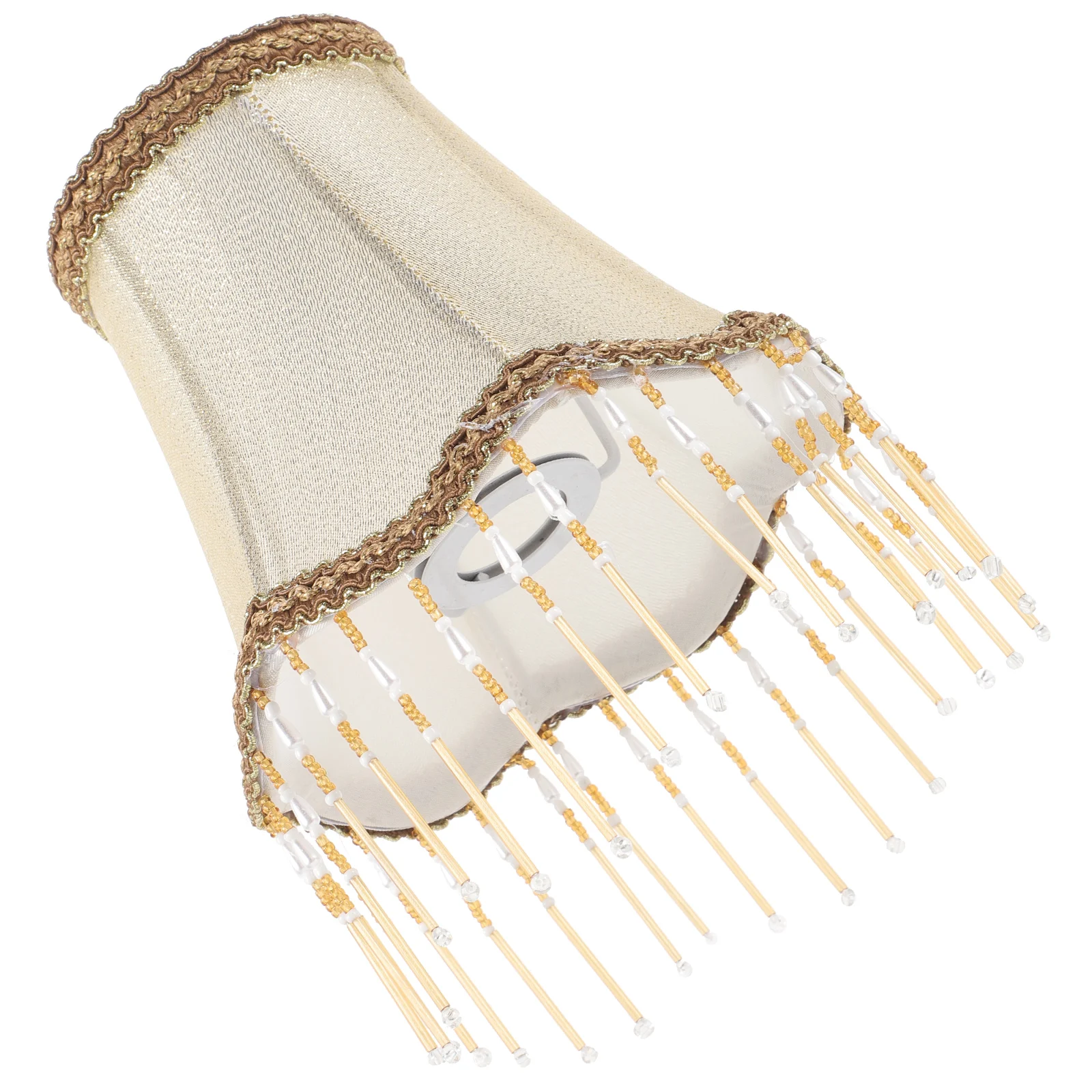 

Small Lampshade European Style Vintage Cloth Lamp Shade Removable for Indoor Wall Desk Light Cover Elegant Lamp Accessory