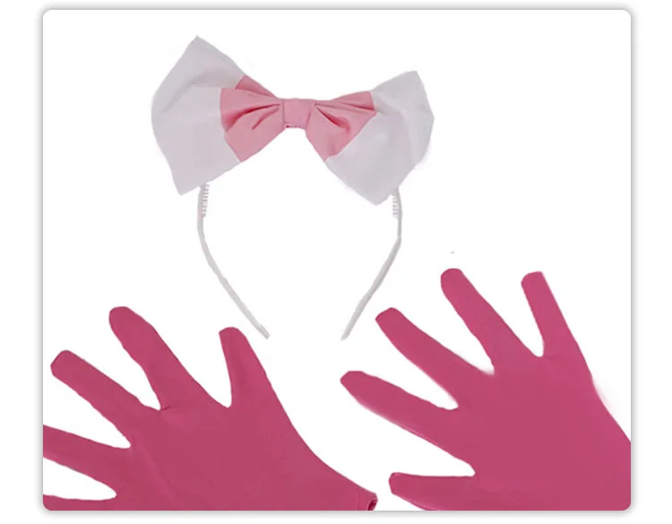 Vestido de niña Sylveon, disfraz de Cosplay de Anime, guantes, disfraz de fiesta de halloween, traje de disfraz, ropa de escenario