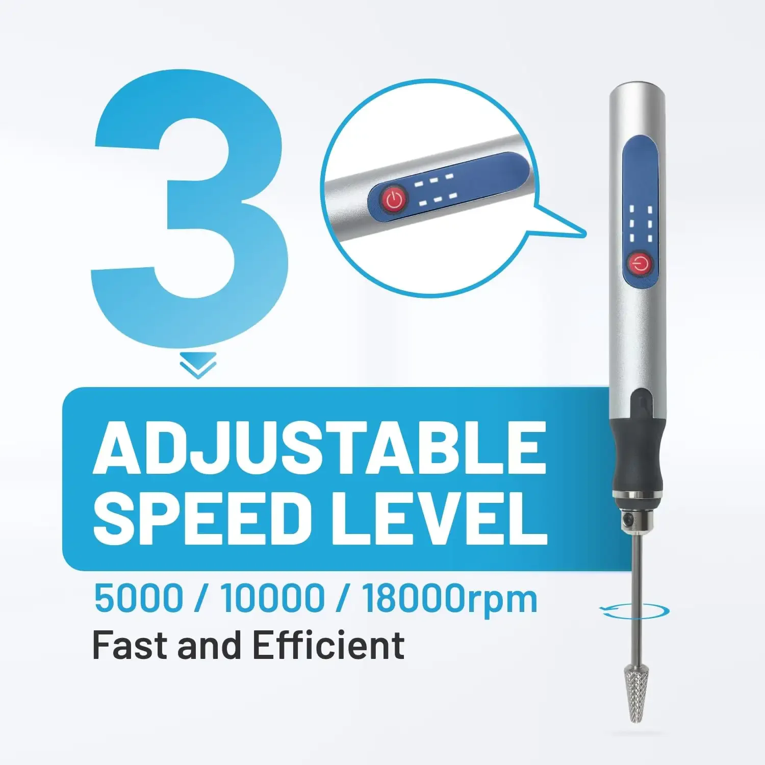 WEIAI Handheld Grinder Homogenizer 18000rpm 2ml Grinding Emulsifying Mini DNA/RNA Cell Plant Animal Tissue Grinder for Lab