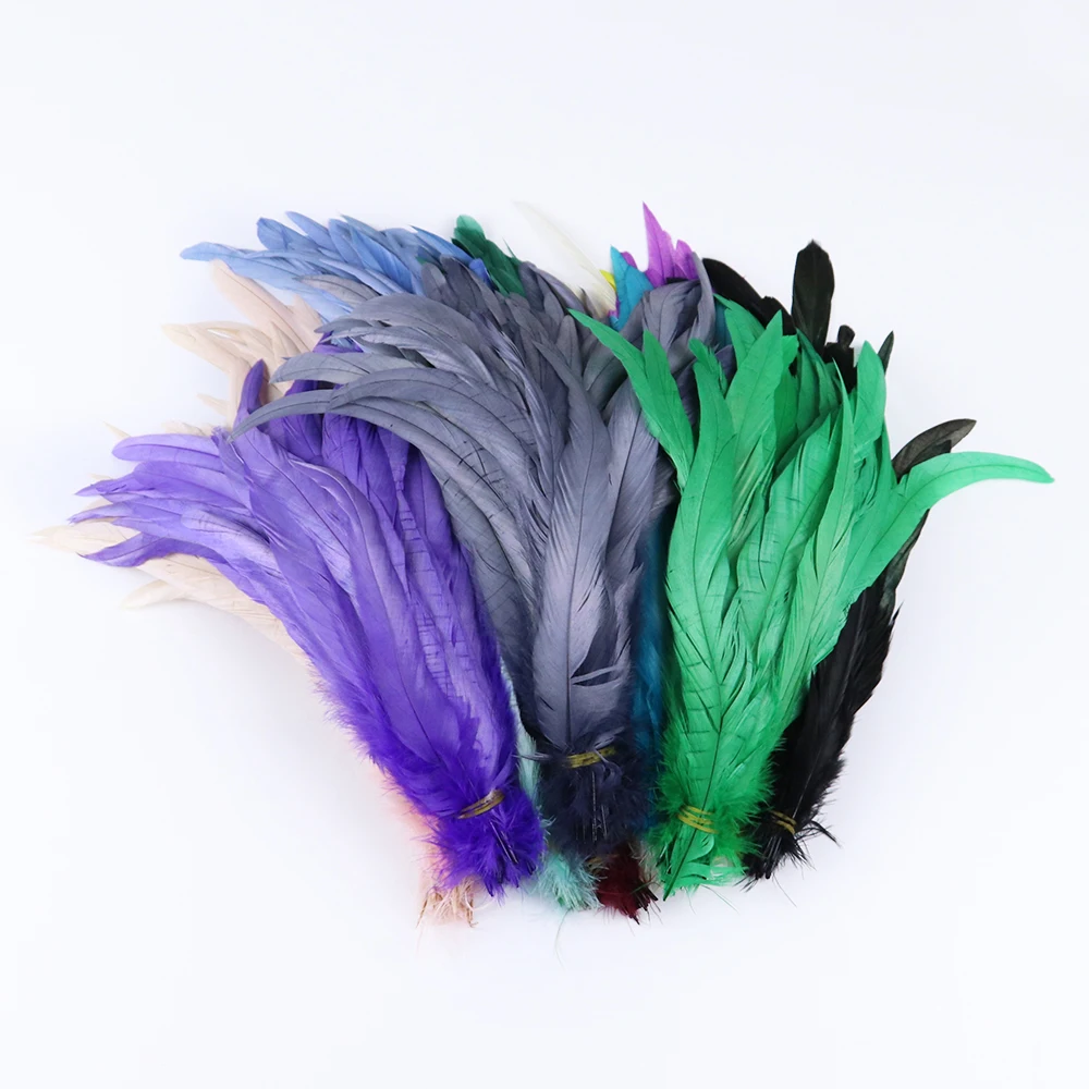 

1200pcs Natural Chicken Rooster Feathers for DIY Crafts Clothes Accessory Carnival Costume Wedding Party Decoration 30-35cm