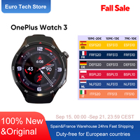 OnePlus Watch 3 SmartWatch Global Version Wear OS by Google 1.5”LTPO A0MOLED Display 5days battery life 60S Health Check-In GPS