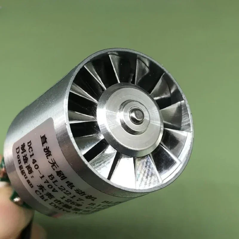 Mini 3-phase Brushless Duct Fan DC 140V-170V 130000RPM Ultra high-speed Motor Aluminum Alloy Impeller DC Variable Frequency