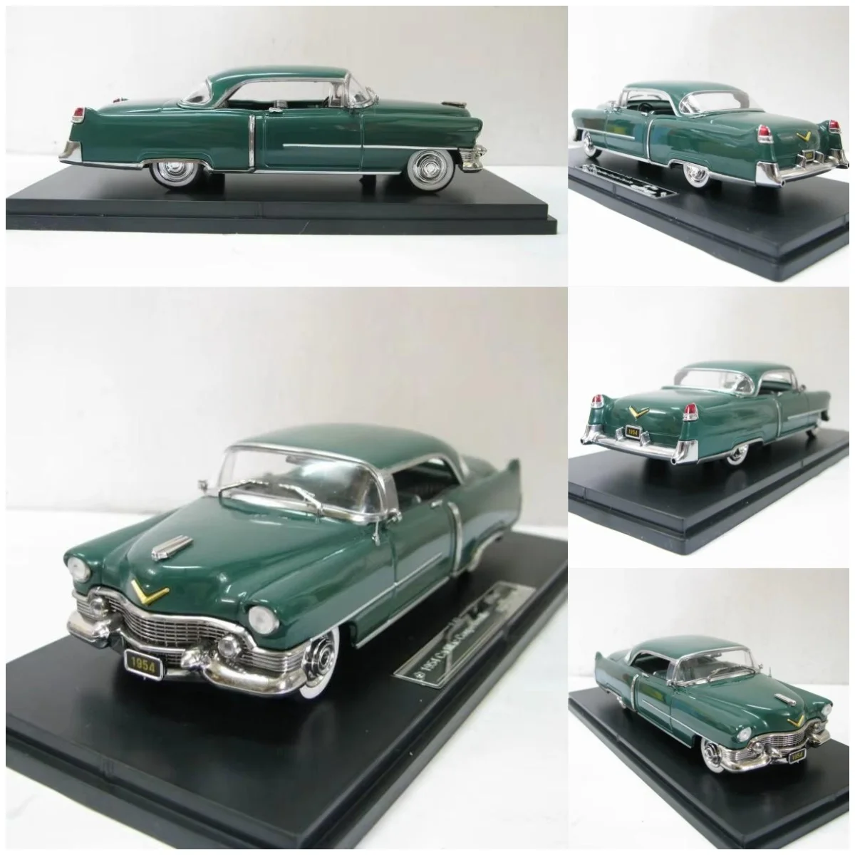 

Модель автомобиля Cadillac Coupe DeVille 1954 года, масштаб 1:43, из сплава, цвет изумрудный, GFCC Diecast