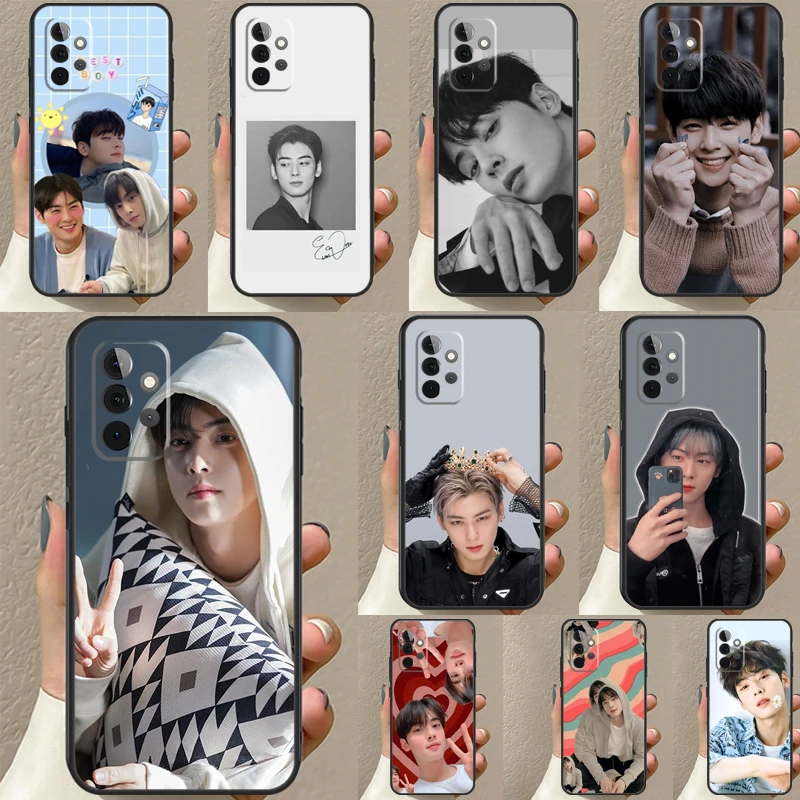 Cha EunWoo Eun Woo Case For Samsung A12 A22 A32 A42 A52 A72 A14 A24 A34 A54 A50 A51 A71 A13 A33 A53 Cover Shell