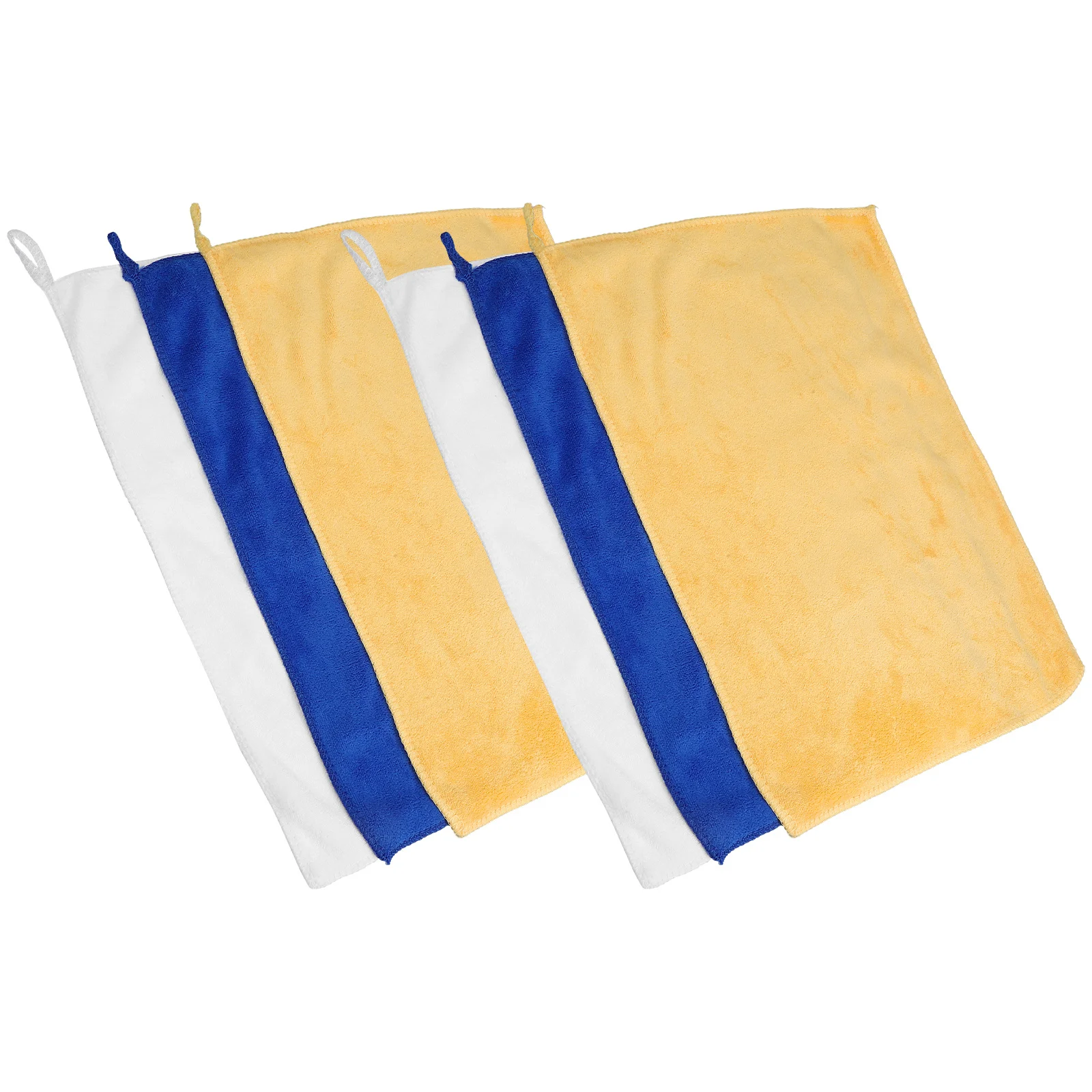 

6Pcs Microfiber Towel Set Multi-Functional Car Washing Cloths Reusable Washcloths Microfiber Cleaning Cloth Dry Erase Wipes