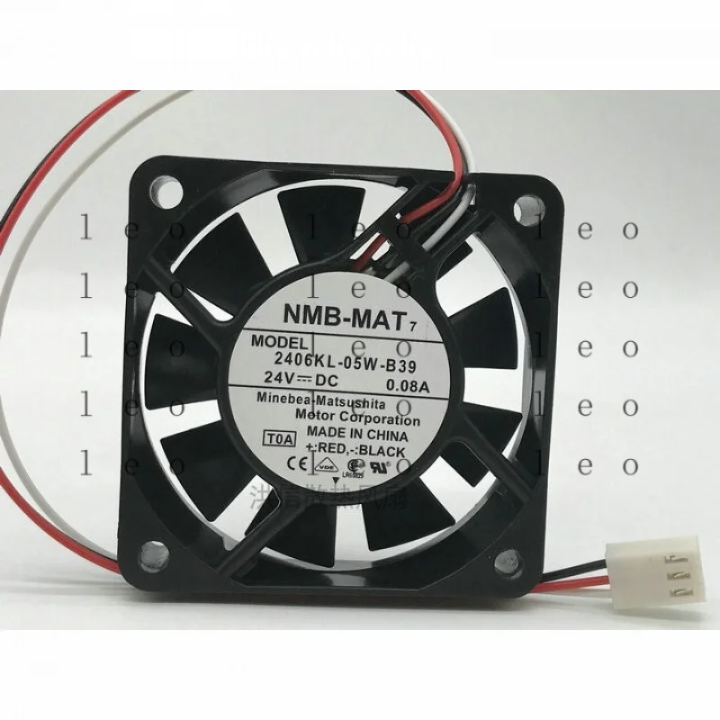 

AA for NMB-MAT 2406KL-05W-B39 DC24V 0.08A 6015 60mm 3-wire inverter fan 3pin