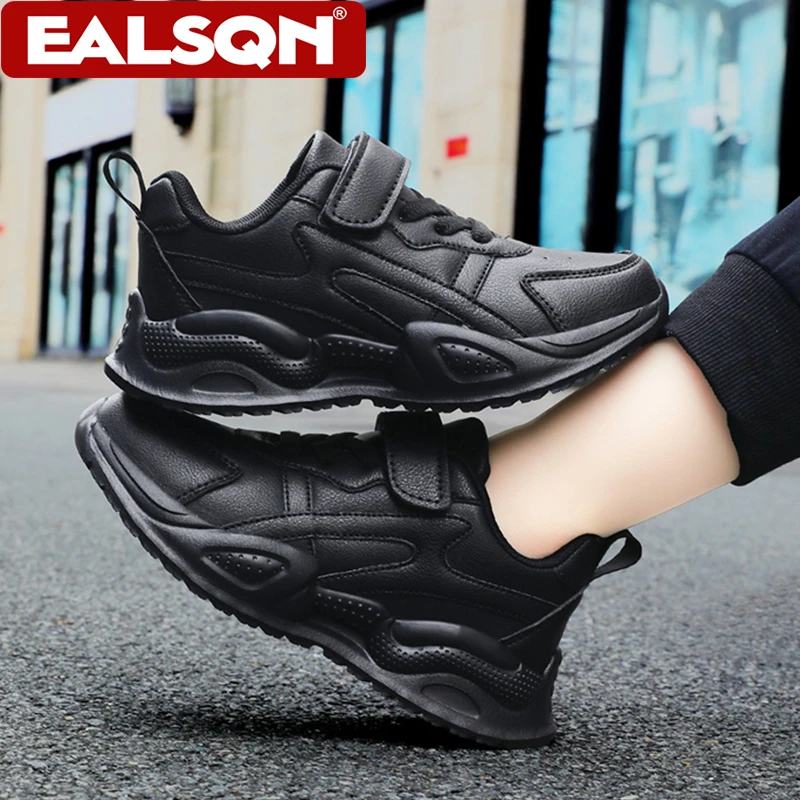 สีขาว Tenis รองเท้าผ้าใบสําหรับเด็กเด็กกีฬาสบายหนังนักเรียนเด็กสาวสบายๆรองเท้าขนาด 28-39