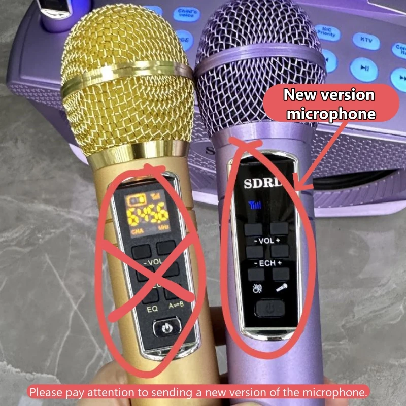 야외 올빼미 사운드 카드 붐박스, 무선 마이크 포함, 휴대용 홈 가라오케, 올인원 기기, 30W 전원 블루투스 스피커, SD306Plus