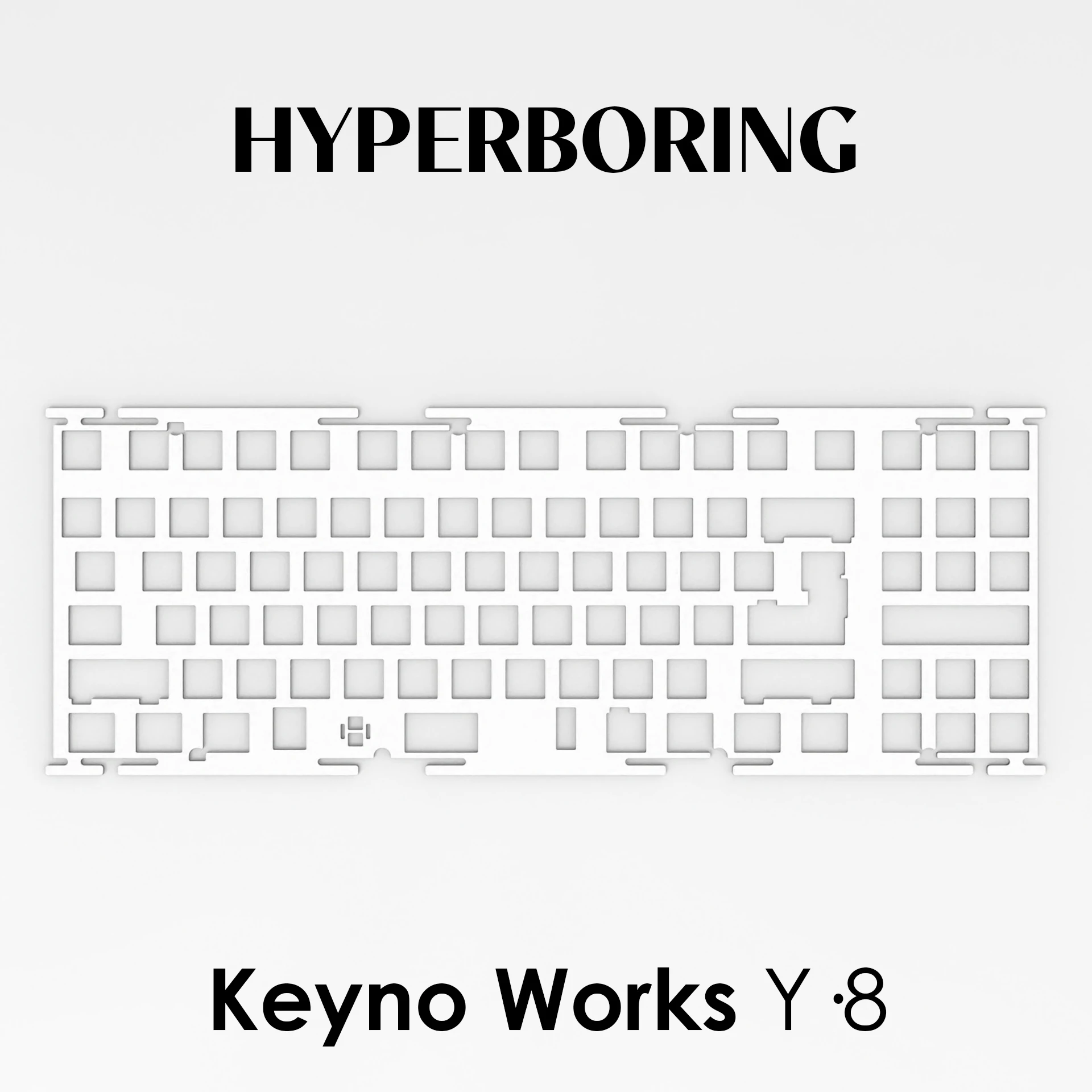 Keyno Works Y · 8 пластин для клавиатуры PC POM