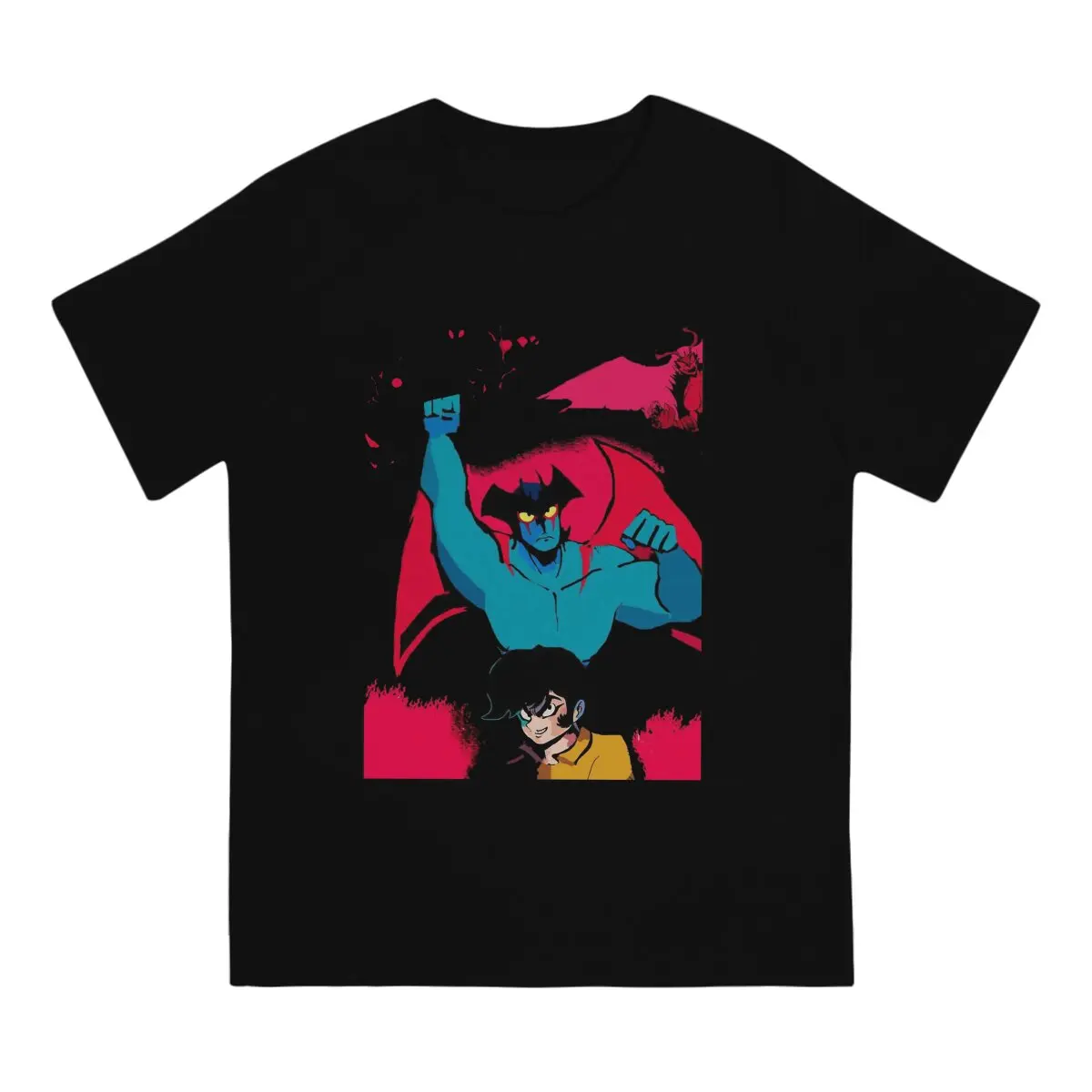 和風ネットワークアニメーション特別Tシャツdevilman crybabyカジュアルTシャツ夏服