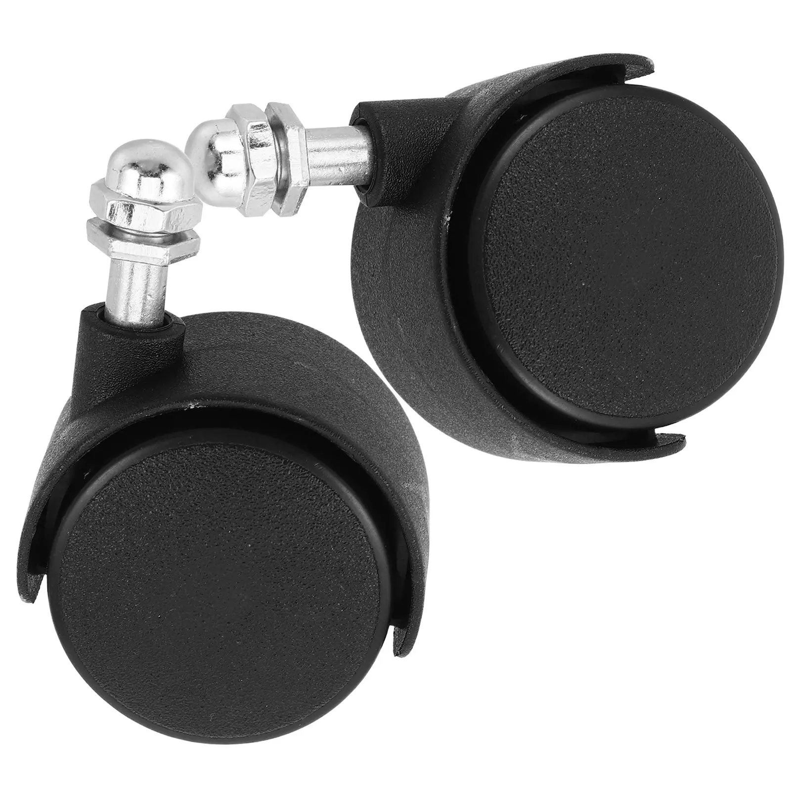 2Pcs Universal Baby Chair Caster Wheels Plastic Swivel Casters for Bath Seats Electric Heaters Easy Repositioning Temperature