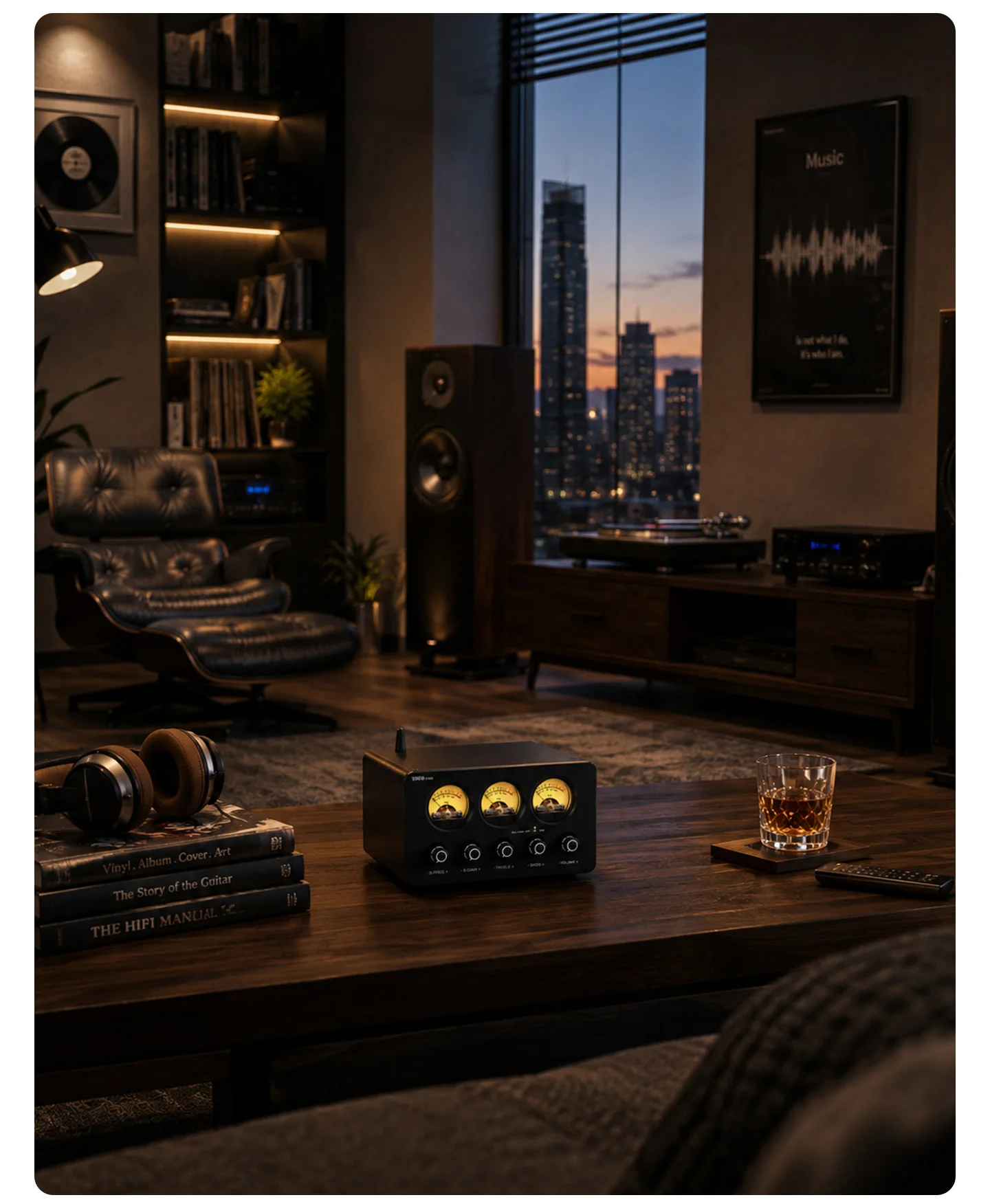 YJCO Dual TPA3255 Digitaler Leistungsverstärker 2.1-Kanal HiFi-Decoder-Verstärker Bluetooth 5.4 LDAC Audio-Empfänger 300W×2+600W Subwoofer – Detail 20