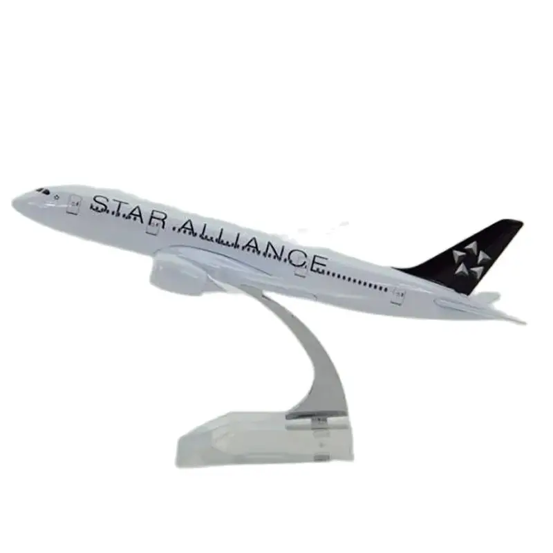 

Diecast 1:300 Scale Aviation B787-8 Militarized Combat Alloy & Plastic Passenger Jet Model Toy Gift Collection Simulation