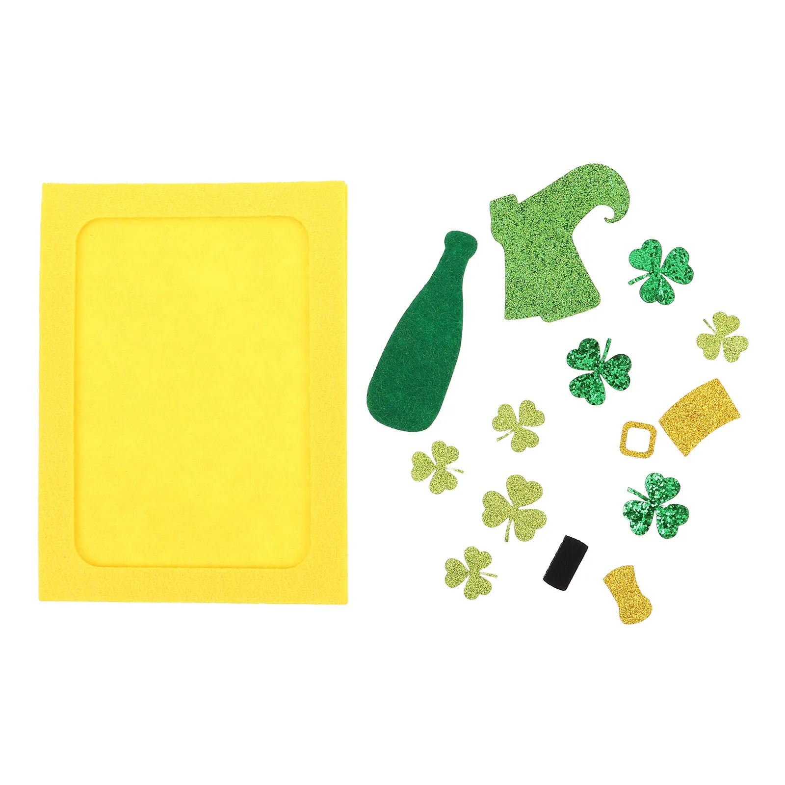 

St Patrick's Shamrock Non-Woven Fabric DIY Photo Frame Home Office Party Decoration St Patricks Day Decor