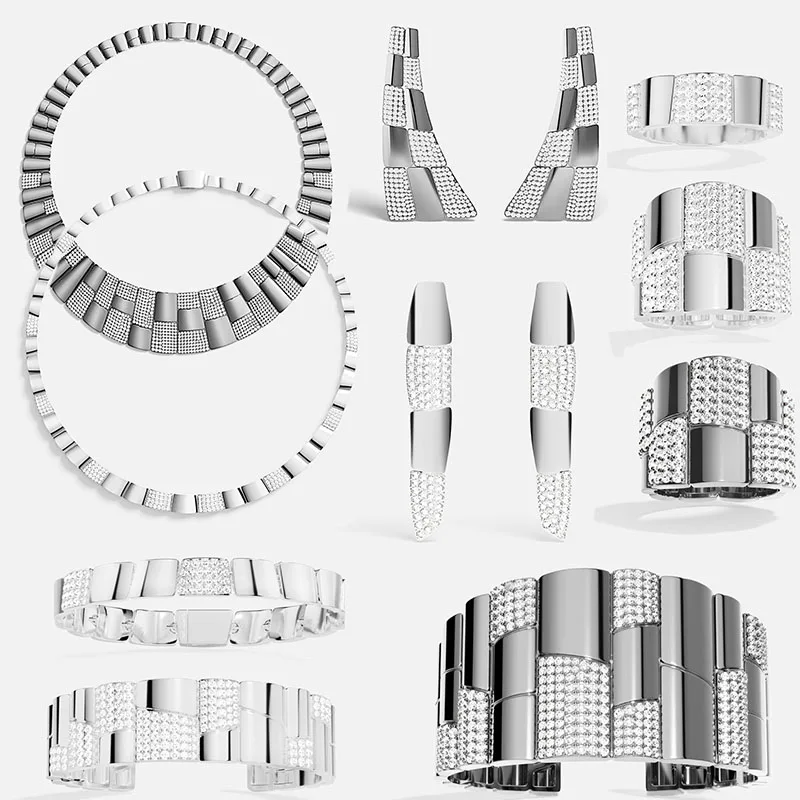 

LIDU 2025 Новые высококачественные серьги, ожерелья, браслеты и кольца изысканные подарки для роскошных дизайнеров женщин