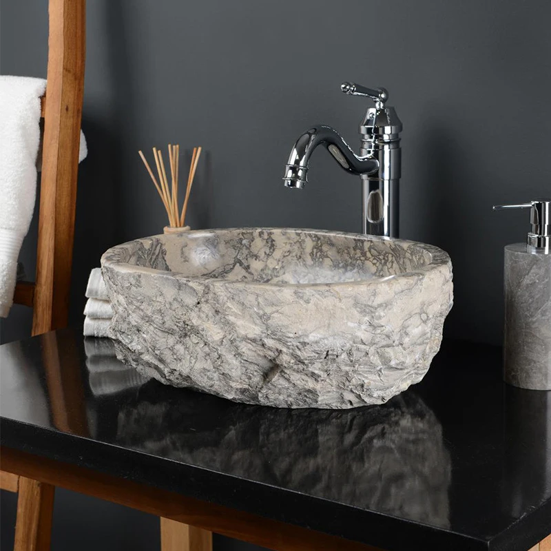 

KIEILO Роскошный современный дизайн из натурального камня Calactta фиолетовый мрамор умывальник раковина для ванной комнаты Vanithy для отеля ванной комнаты