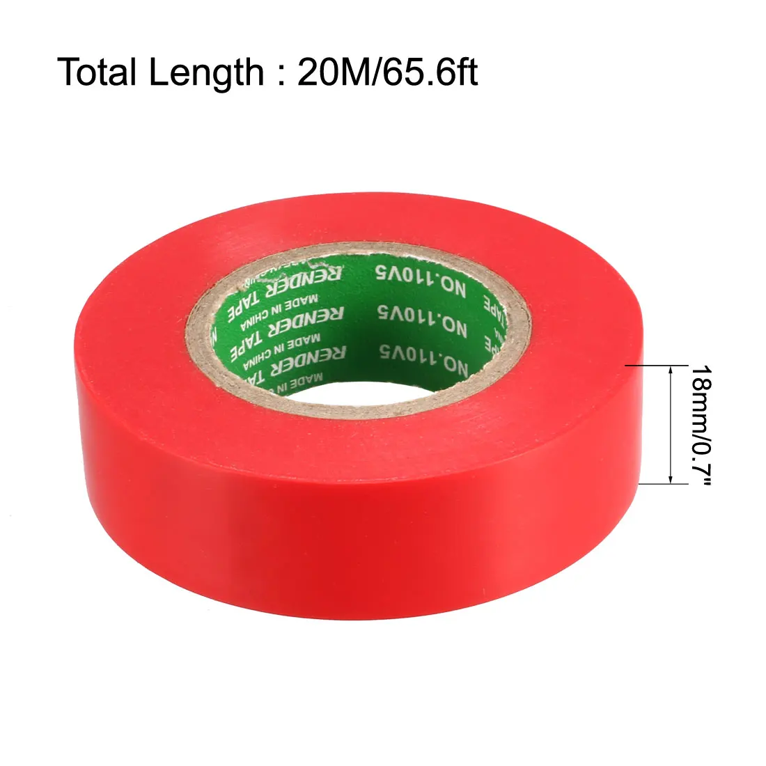 2Pcs Electrical Tape PVC Wear-resistant Flame Retardant Lead-free Insulating Waterproof Eletrician Insulation Adhesive Tape