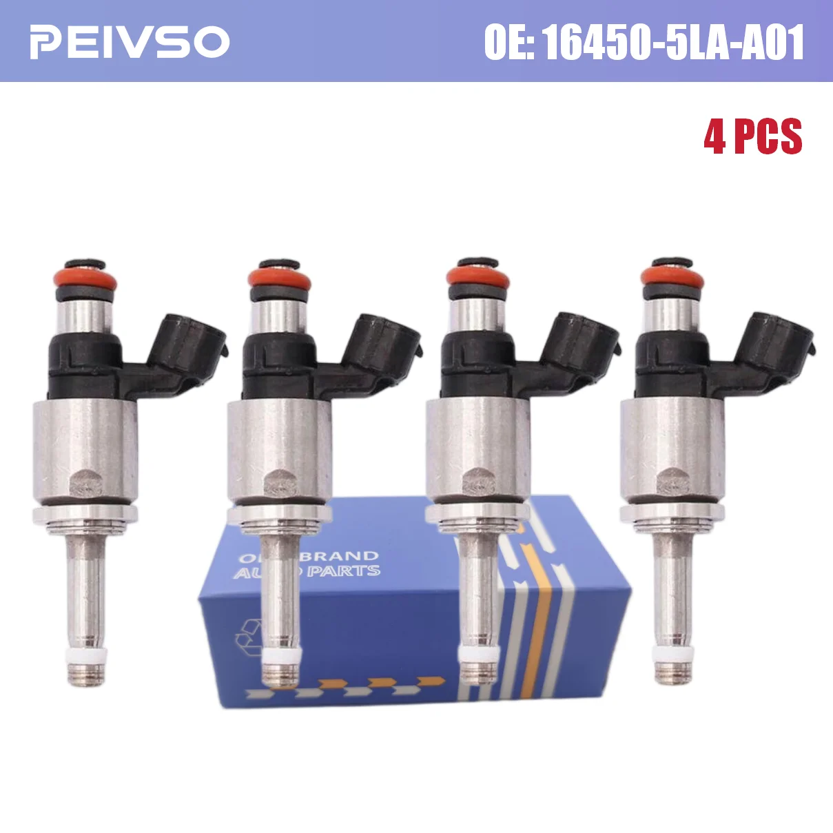 4 inyectores de combustible OEM 16450-5LA-A01 para Honda Accord 2013 ~ 2016 CR-V 2015 ~ 2016 2.4L l4 Acura ILX TLX 2015 ~ 2017