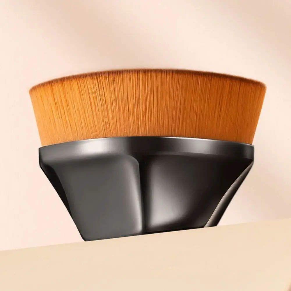 แปรงแต่งหน้าคาบูกิสำหรับรองพื้นและปัดแก้ม แปรงแต่งหน้าแบบแบน สำหรับเกลี่ยรองพื้นชนิดน้ำและครีม แปรงแต่งหน้าสำหรับผู้หญิง