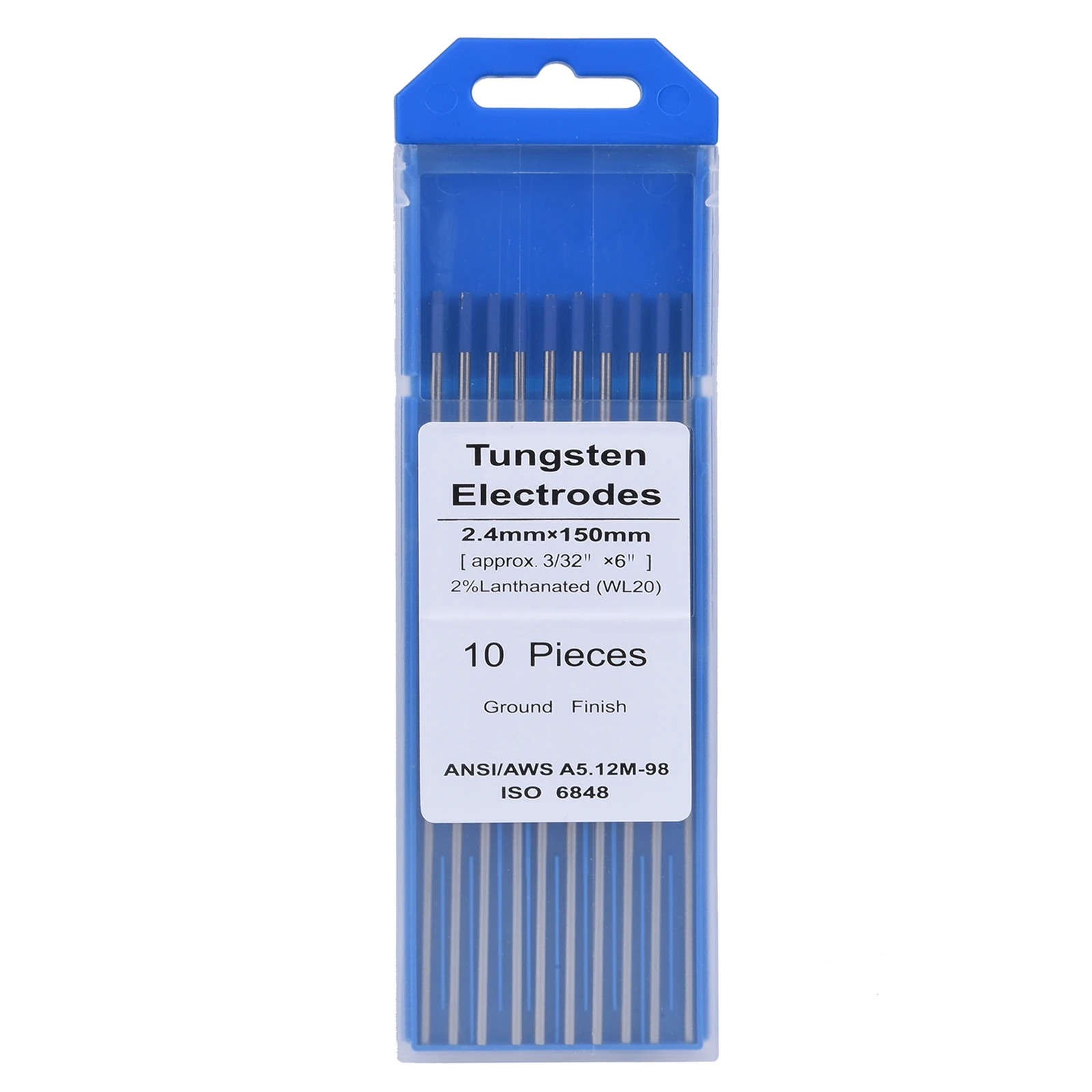 10Pcs 150mm Electrode For TIG Welding  Rod Electrodes 2% Lanthanated 3/32