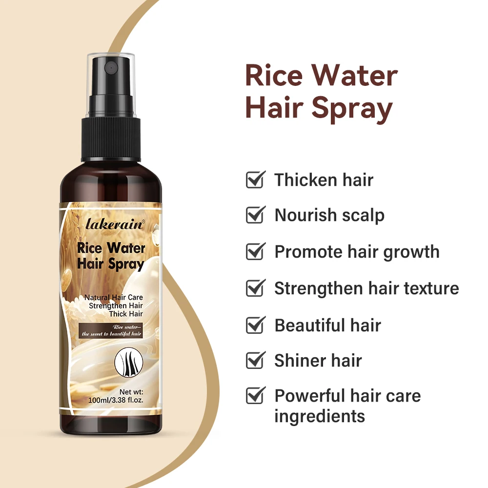 NEW Fermented Rice Water for Hair Growth Infused Keratin Vegan Non-Greasy Spray Naturally Thicker Longer Softer Men & Women image 5