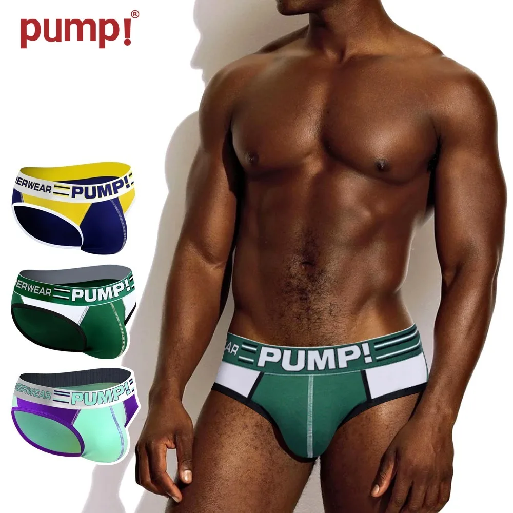 

Briefs Men's Underwear Sports Style Cotton Comfortable Breathable Youth Briefs Sexy U Convex Trend Man Underpants Panties Gay