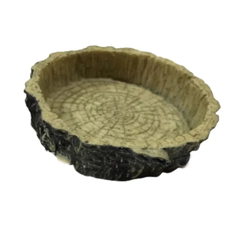 террариум для рептилий Reptile Feeding Bowl - Resin Non-toxic Food and Water Dish - Reptile Turtle, Tortoise, Scorpion, Lizard, 