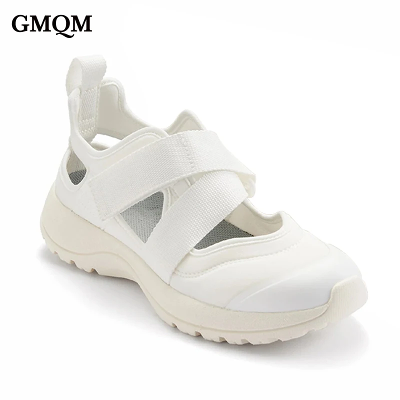 

GMQM Fashion Women's Sports Sneakers Walking Shoes New Summer Spring Casual Closed Toe Mary Jane Shoes Walking Round Toe Shoes