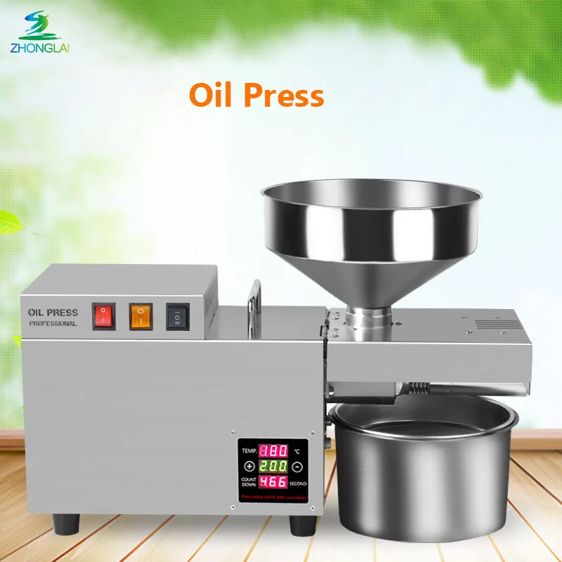 S9SOil Press Machine Commercial Home Oil Extractor Expeller Cold pressed linseed oil maker