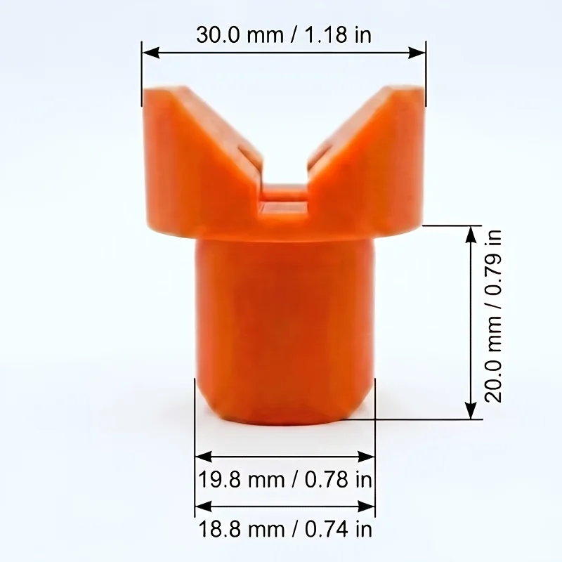 Heavy-Duty V-Clamps | Suitable for MFT Workbench, 19/20mm Hole Size, Plastic Fixing Clamps for Round and Square Parts