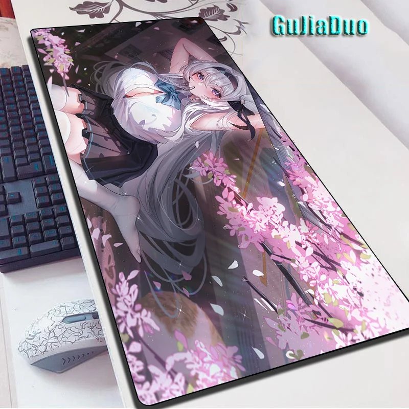 Firefly Honkai Star Rail Comic Mousepad Gamer 40x90 Extra Large Computer Table Desk Mat Gaming Accessories Kawaii Anime Mousepad