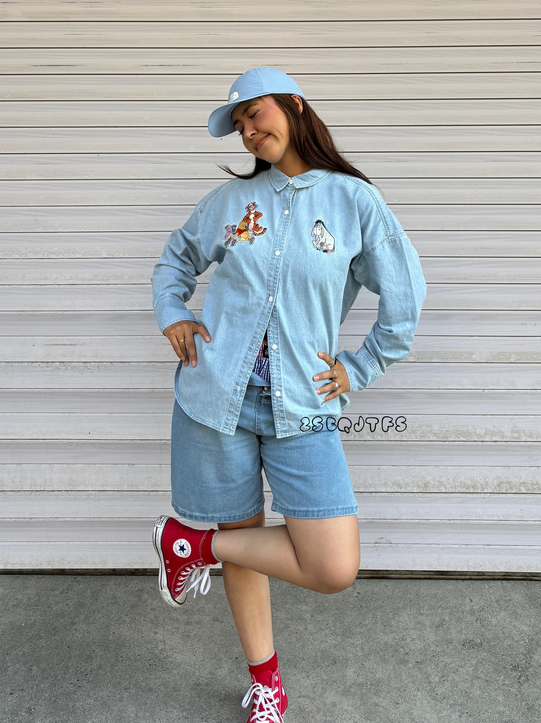 

Retro American Cartoon Frely Stitched Comfortable Classic Sle Men's Long Sve irt Breathable Skin-Friendly Non-Sinking