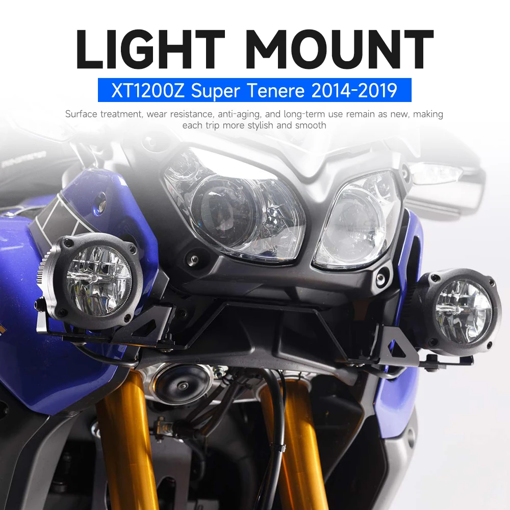 Motorcycle Fog Lights Auxiliary Bracket Light Mounts Spotlight Holder For Yamaha XT1200Z XTZ 1200 Super Tenere 2014-2019