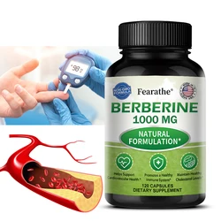 Berberine Capsules - Promotes Cardiovascular and Cholesterol Health, Immune System, Healthy Weight Management, Antioxidants